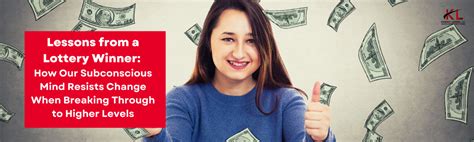Lessons from a Lottery Winner: How Our Subconscious Mind.